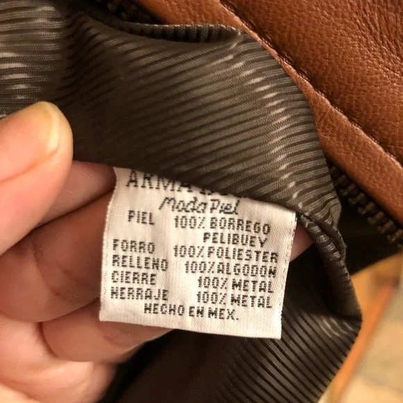 Original Leather jacket. NEVER worn! - Picture 7 of 8